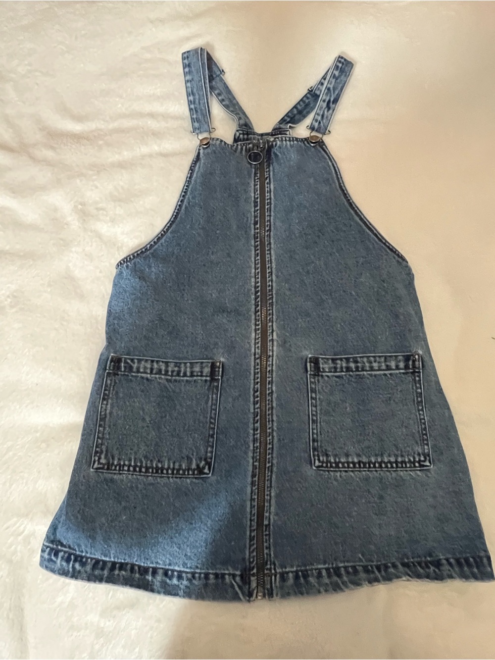 Wild Fable Denim Zip-Front overall style Dress - Blue Women’s Small